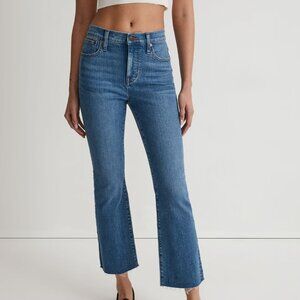NWT Madewell Kick Out Crop Jeans in Cherryville Wash Sz 27